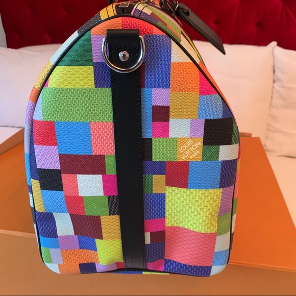 ❌SOLD❌Louis Vuitton Multicolor Bandouliere Keepall - Picture 6 of 10